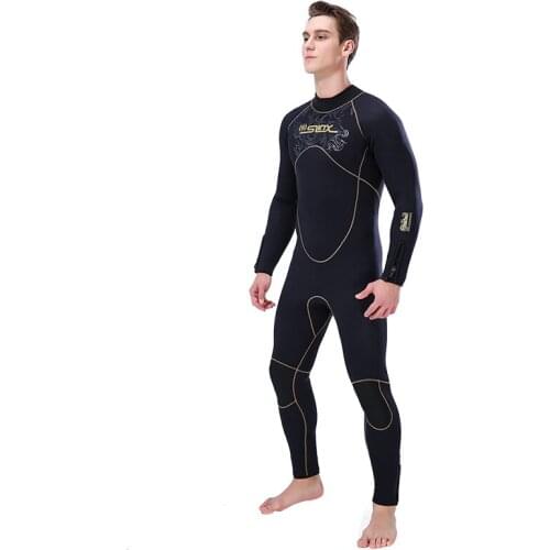 5mm Suede Lining To Keep Warm And Sunscreen Surf Suit Wetsuit MenS Snorkeling Swimsuit Wetsuit MenS One-Piece