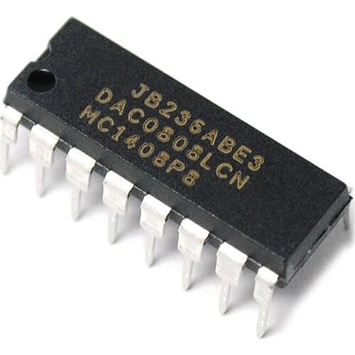 DAC0808LCN MC1408P8 8-bit DA digital-to-analog converter inline DIP16 new and original