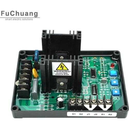 GAVR-20A Universal Brushless AVR Generator Automatic Voltage Regulator Module Frequency Protection EMI Suppression Palm Digital