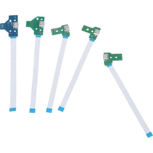Hot For PS4 Controller USB Charging Port Socket Circuit Board For 12Pin JDS 011 030 040 055 14Pin 001 Connector