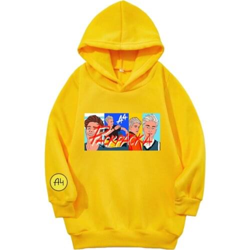 A4 Printing Cotton Long-sleeved Clothing Boys and Girls Spring and Autumn Fashion Sports Wear Hoodies Boutique Kids Clothing