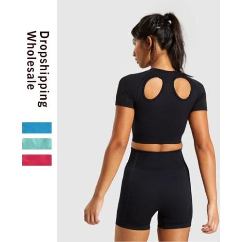 Women Seamless 2PCS Gym Set Sports Bra High Waist Fitness Gym Shorts Fitness Set Running Sportswear Workout Clothes Sports Suits