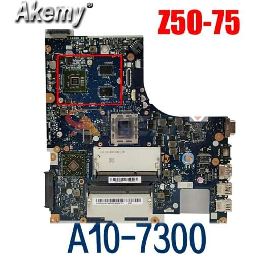Laptop motherboard For LENOVO Z50-75 G50-75M G50-75 AMD A10 AM7300 216-0856040 Mainboard 5B20F66782