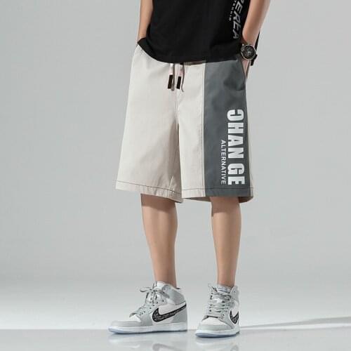 2021 Fashion Mens Casual Shorts Summer Joggers Streetwear Beach Board Sports Running Male Thin Graphic Long Bermuda Z044