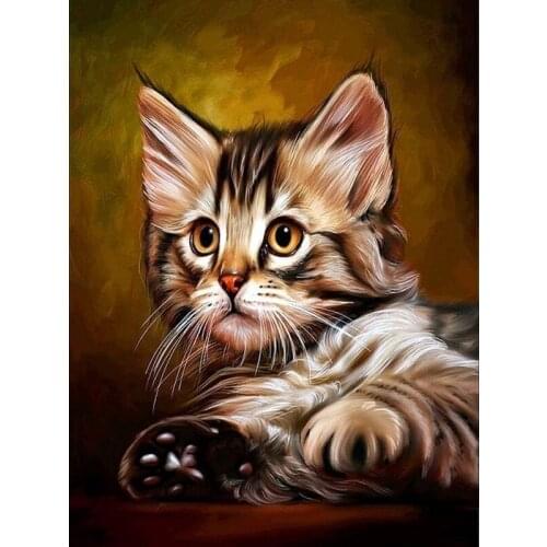 Love.Thanks Animal Diamond Painting Kit Cat Diamond Painting 5D New Arrivals Cross Stitch Diamond Embroidery Painting