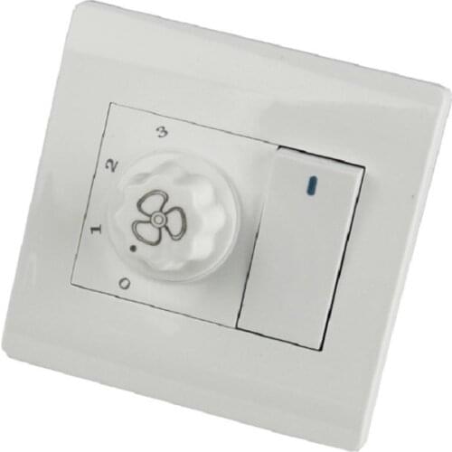 Fans Chandelier 86 Wall switch Fan Speed Controller Ceiling Fan light Power Switch AC220V