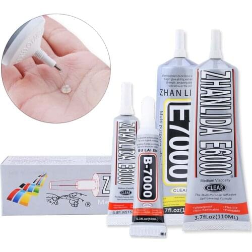 New b-7000 Glue Adhesive 110ml Diy Craft,E-6000 Multi Purpose Epoxy Resin Repair Glues Paste On Fabric Or Jewelry Adhesive клей