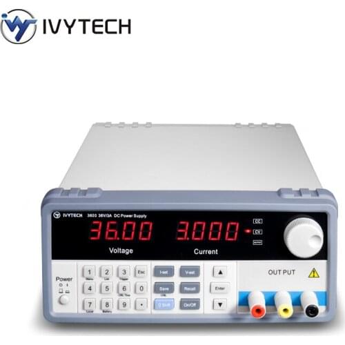 Programmable DC Power Supply Bench Linear Power Supply Regulation Adjust IV3600 series 36V/60V 3A/5A/10A Low Ripple Low Noise