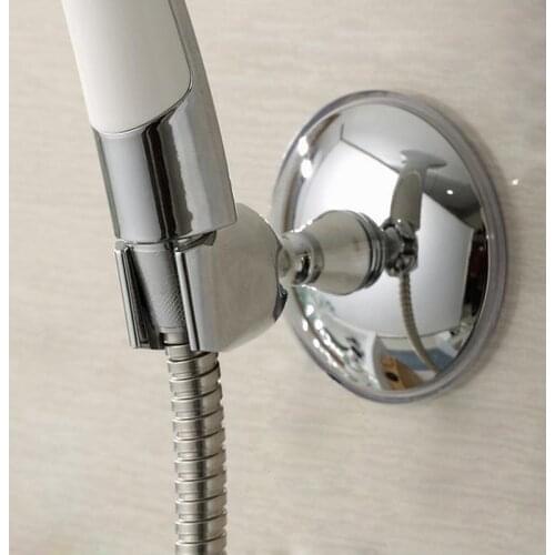 Adjustable Strong Suction Cup Shower Head Holder Bracket Stand 360degree Swivel