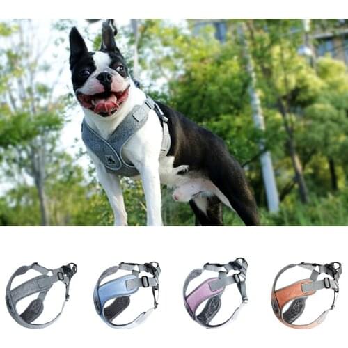 No Pull Pet Dog Harness For Small Medium Dogs Adjustable Dog Vest Harness Reflective Puppy Pets Walking Harnesses Pets Products