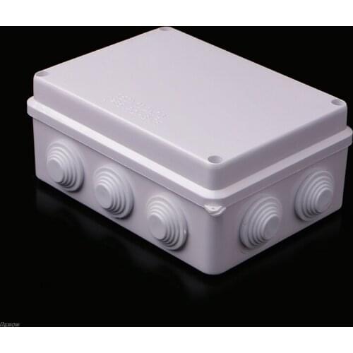 Waterproof IP65 ABS Waterproof Sealed Electric Cable Junction Box 150x110x70mm Damom