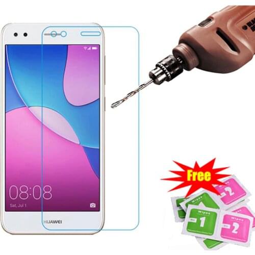 2Pcs Tempered Glass for Huawei P8 P9 lite mini plus 2017 Honor 7A 7C Pro Explosion-Proof Protective Film Screen Protector