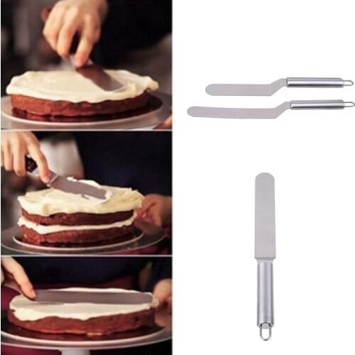1PC 6 8inch Stainless Steel Butter Cake Cream Sandwich Spatula Smoother Icing Spreader Fondant Pastry Cutter