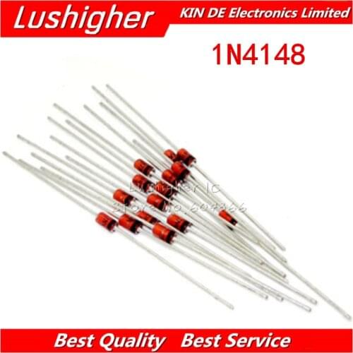 100PCS 1N4148 DO-35 IN4148 High-speed Switching New Original