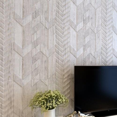 3d Wall Stickers Wallpaper Living Room Bedroom Decoration Room Simulation Wood Grain Personality Creative Anti-collision Sticker