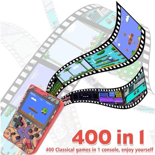 400 in 1 Retro Video Consola Juegos Handheld Player Mini Portable Pocket Game Console for Kids Gift