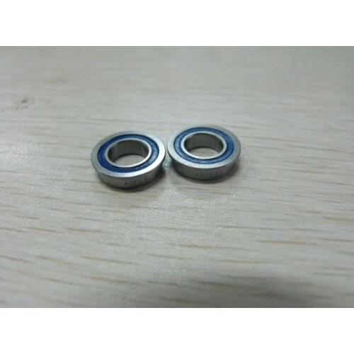 Free shipping 50PCS Flange bearing 8x14x4 MF148 2RS ABEC3 8X14X4mm Motor bearing Model bearing