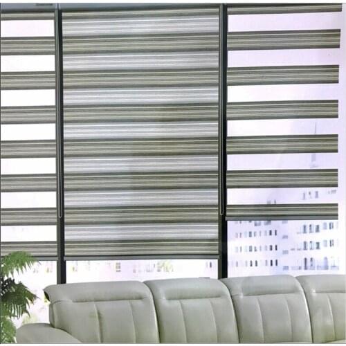 FREE SHIPPING Popular mulit color zebra blinds double-layer roller Zebra blinds and zebra window blinds