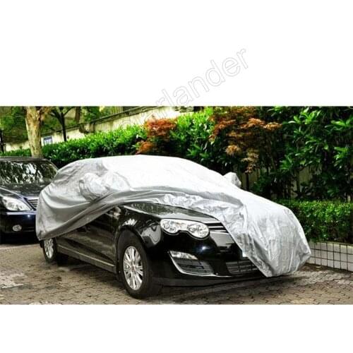 Car Cover Sunscreen Dust-proof UV-resistant Heat-insulated Scratch-resistant Suitable for Indoor Use Silver Grey 100% Brand New