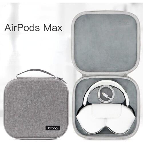 EVA Storage Case for AirPod Max Headphones Replacement Protective Hard Shell Travel Carrying Bag with Room for Smart Case