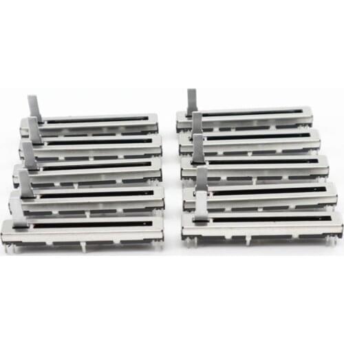 10cs 60mm Fader for Mackie CR1604 Classic: POTSLD 50Kb 45MM DUAL OBS, set of 2