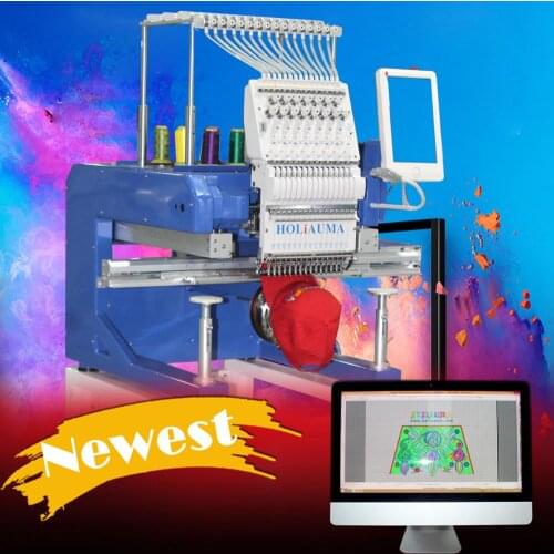 China 10 years service ！Swf Software High Precision 1 Head Hot Computerized T-shirt Cap Embroidery Machine Brother Type