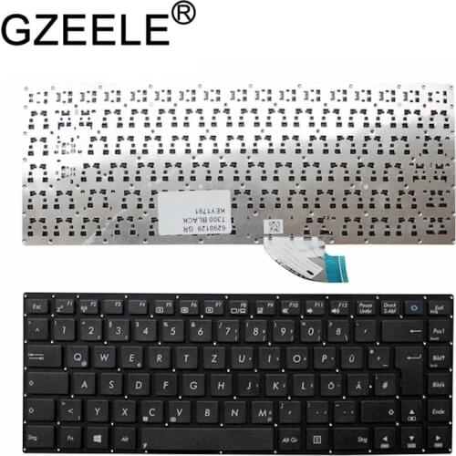 GZEELE NEW for Asus Transformer Book T300LA T300L Black German Layout Replacement GR Laptop Keyboard