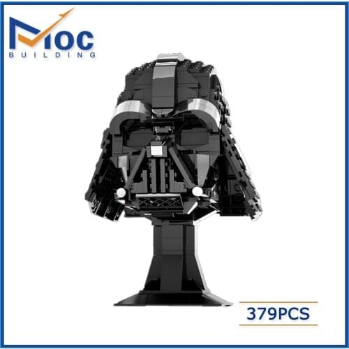 Statu MOC building block assembly model DIY building block set childrens toys childrens movie bust helmet