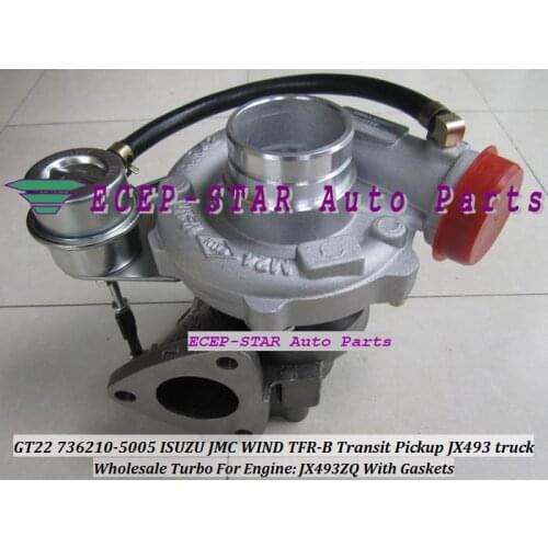 Oil Cool GT22 736210 736210-5009 736210-0009 736210 0009 1118300DL Turbo Turbocharger For ISUZU For JMC Truck JX493 JX493ZQ 68KW