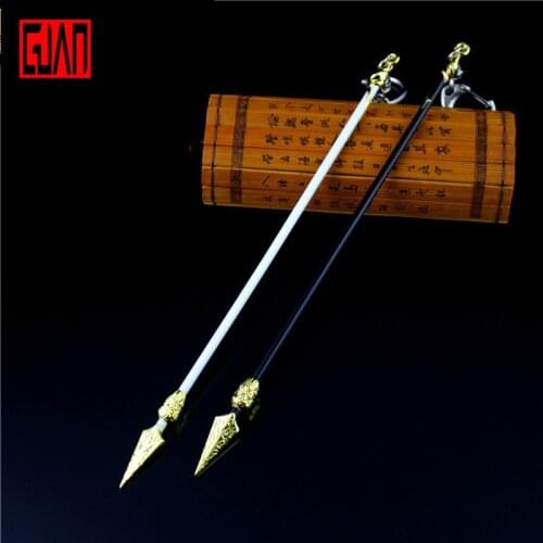 Alloy Sword Weapon Model Game Props Nezhas Magic Peripheral Toys Aobinghai Salt Pearl Clam Alloy Weapon Model