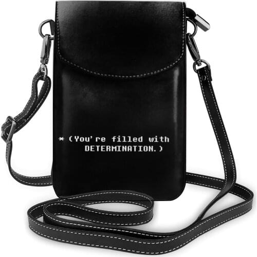 Undertale Shoulder Bag Vintage Leather Shopping Women Bags Student Fashion Purse