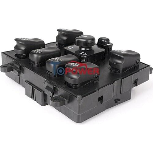 Electric Power Window Master Control Switch 1638206610 For Mercedes-Benzz ML320 ML500 ML55 ML430 1998-2003 3.2 4.3 5.0L Autopart