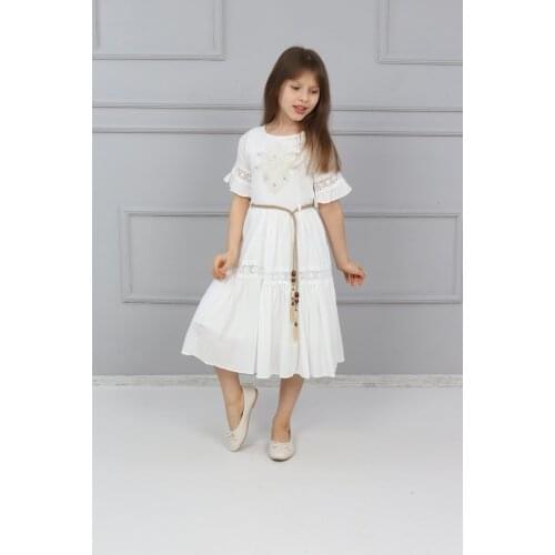 Sleeve Hem Ruched Dress Trend Linen Short Sleeve Regular Standard Flat Woven Zipper Cycling Neck White Linen Blended