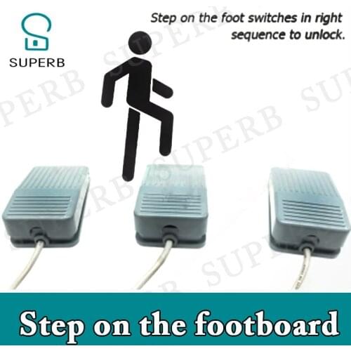 Superb Escape Prop Step On Prop Pressure Prop Escape Room Foot Switches in right sequence to unlock room escape equipments 2020