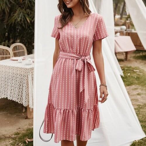 Vodiu Summer Chiffon Dresses