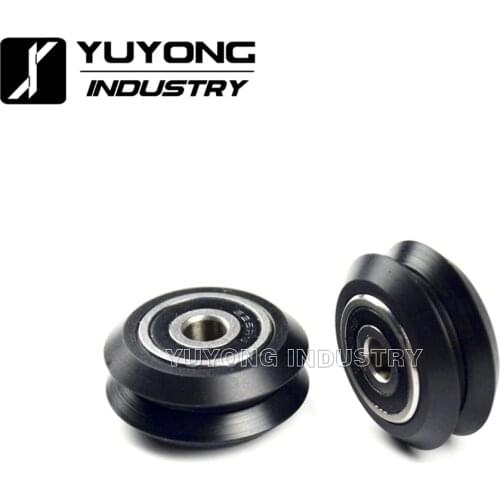 High precision CNC Delrin dual v wheel Assy for V-slot rail 3D printer parts