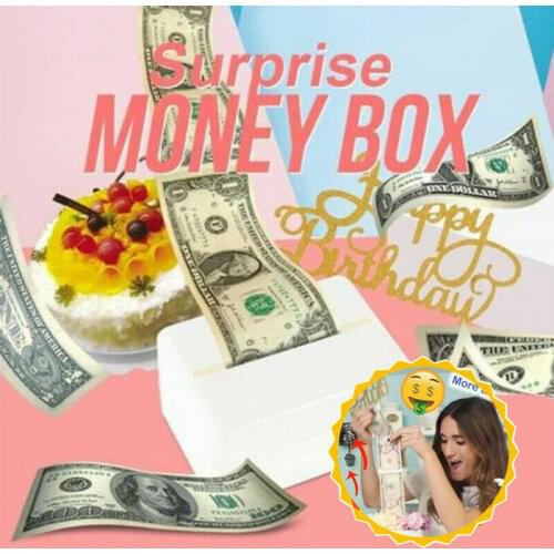 Birthday Funny Surprise Money Box Cake Props Making Surprise Toy Girlfriend Wife Cake Decoration Supplies Creative Toy