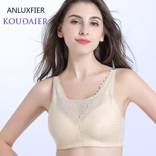 Women Light Silicone Breast Left or Right Prosthesis Bra Set Suit Without Steel Ring Full Cup Cotton Lingerie Female Bras H4613
