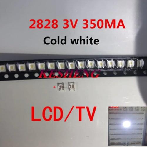 100PCS /Lot SMD LED 3228 3V Cool White 2828 1.5W High Power For SAMSUNG TV Backlight 3255