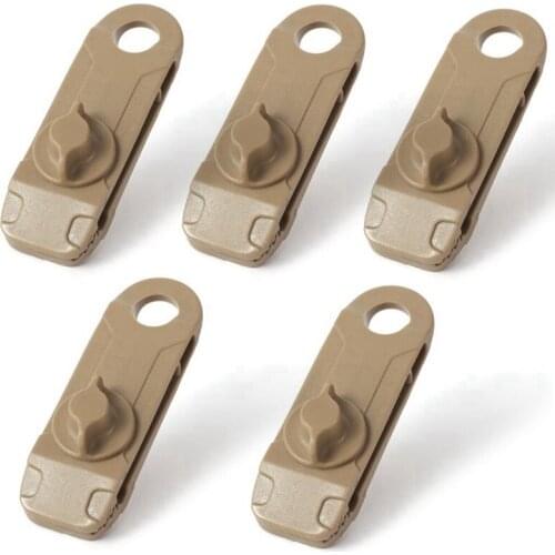 5pcs Tarpaulin Clip Awning Tent Clips Lashing Buckle Nylon Outdoor Camping Awning Hook Windproof Rope Barb Clip Tent Accessories