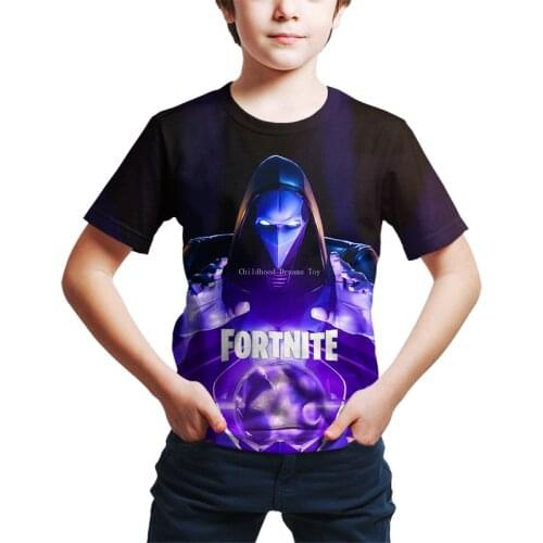 Fortnite Kids Boys T Shirt Summer Funny 3D Print Clothes Cosplay Costumes Child Unisex Tee Tops Among Anime Z Childrens Tshirts