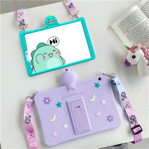 Kids Safe Shockproof Safe Case for Huawei Mediapad T5 10.1 AGS2-W09/L03/L09 Cartoon Stand Tablet Cover for T3 T5 10" Case+pen