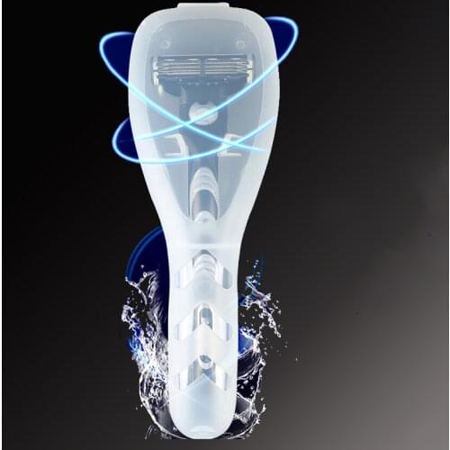 Travel Portable Shaving Machine Container Box Men Shaver Holder Box Plastic Practical Razor Blades Storage Organizer Box