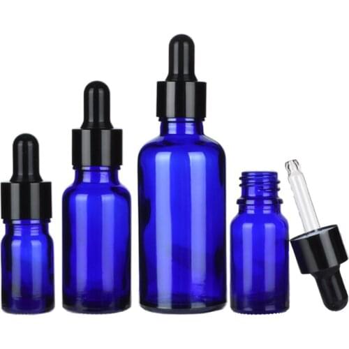 2 Pcs 10/20/30ml Portable Glass Dropper Bottles Travel Refillable Cosmetic Containers For Essential Oils Perfumes And Colognes