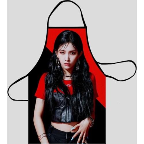 G)I-DLE Aprons For Women/Men Oxford Fabric Cleaning Pinafore Home Cooking Accessories Apron 50X75cm68X95cm