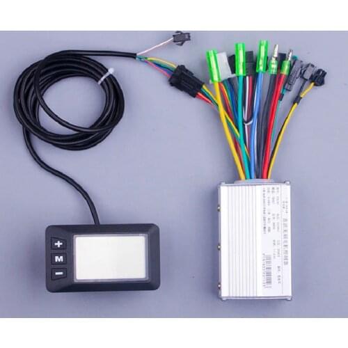 G51 E scooter kit 250W 350w 24V 36V 48V DC Mode Brushless Engine Motor Controller LCD For Electric Bicycle Tricycle E bike
