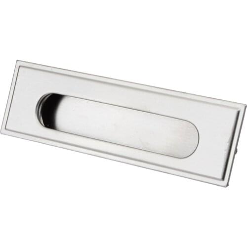 1PC Stainless Steel Square Concealed Handle,Sliding Door Concealed Embedded Built-in Sliding Cabinet Door Handle Drawer Handle
