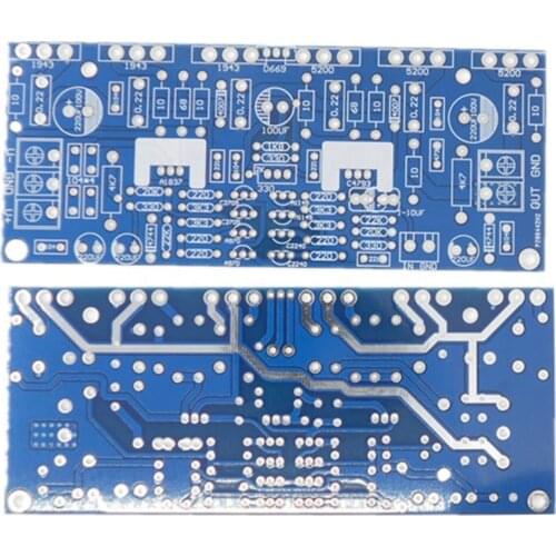 Mono 300W power amplifier board 1943+5200 high power amplifier board PCB empty version