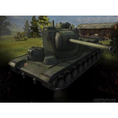 DIYMyModeI No.011_kv-5_ tank DIY Handcraft Paper Model KIT Handmade Toy Puzzles Gift Movie props