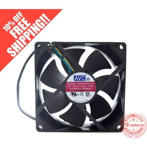 NEW AVC DS09225R12H 9225 9CM 9025 9cm cooling fan